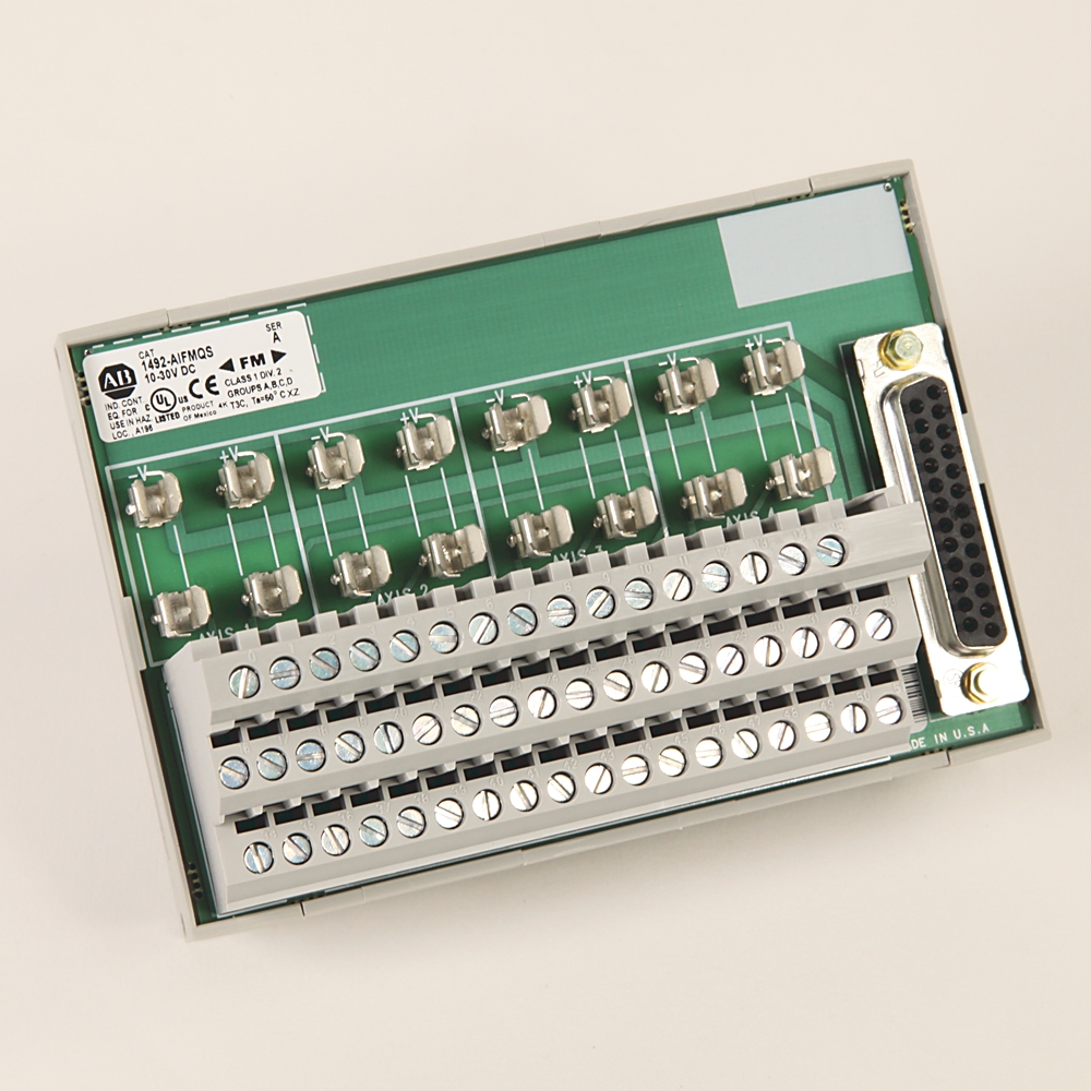 Bloque de terminales para módulos analógicos, de Allen Bradley, número de parte 1492-AIFM16-F-3