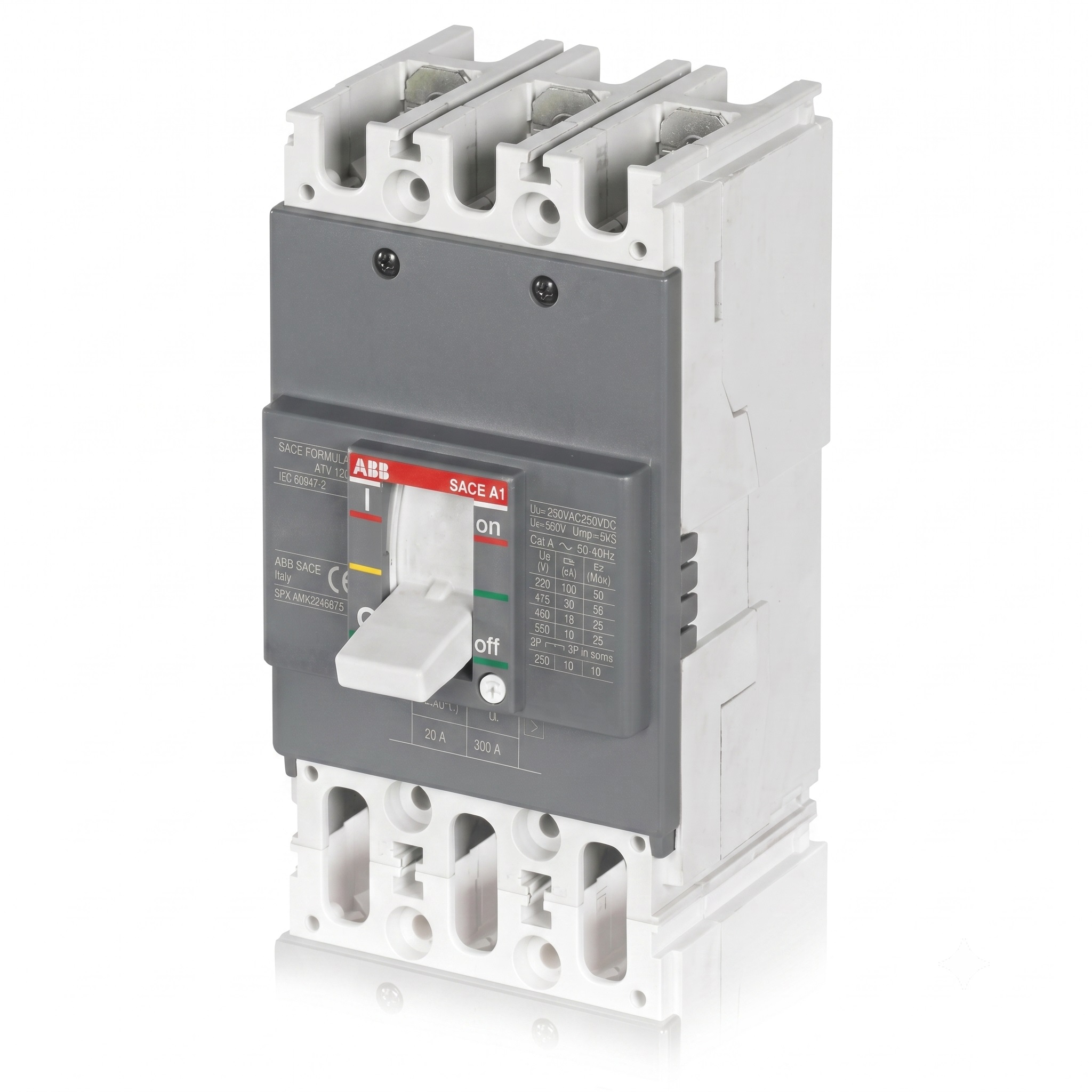 Interruptor termomagnetico 3x100A Serie SACE Formula ABB