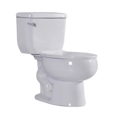 Inodoro dos piezas siena blanco aqua nuova con su kit de herraje de poceta