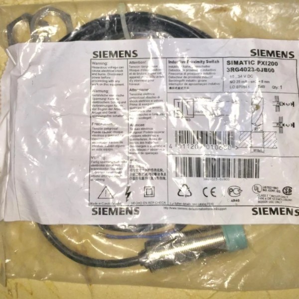 Sensor de proximidad inductivo 18X54 mm, Sn: 08 mm, alimentacion 15-34 VDC, no rasante, NO/PNP, cable 2 mts. 2 Hilos, bronce niquelado