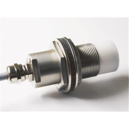 Sensor de proximidad inductivo ESTÁNDAR 18X53 mm, alimentacion 10-30 VDC, NO/PNP, conector M12, rasante Sn 5 mm, cuerpo acero inoxidable
