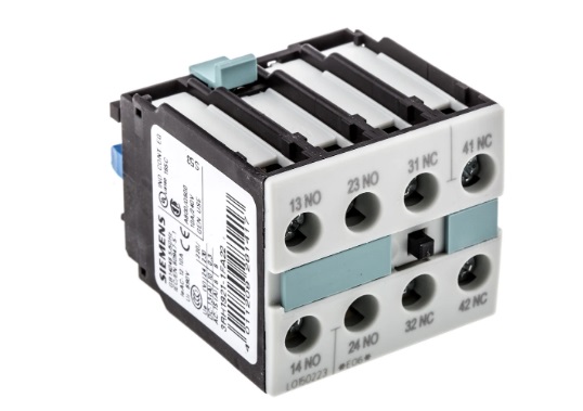 Contacto auxiliar 3RH1, montaje frontal, , 2NA+2NC, 6 A, SIEMENS