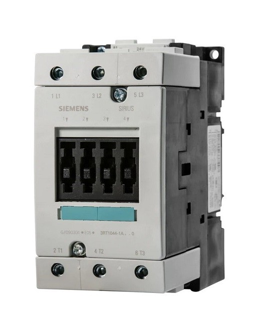 Contactor de potencia, 3 AC 95 A, 45 kW / 400 V 220 V AC, 50/60 Hz 3 polos, Tamaño S3 borne de tornillo