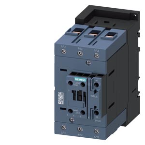 Contactor de potencia, AC-3 95 A, 45 kW/400 V 1 NA + 1 NC, 220 V AC, 50/60 Hz 3 polos