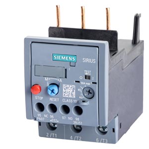 Relé de sobrecarga 22…32 A para protección de motores Tamaño S2, Clase 10 para montar en contactor circuito principal: bornes de tornillo circuito auxiliar: bornes de tornillo REARME manual/automático FABRICADO POR SIEMENS EN CHINA