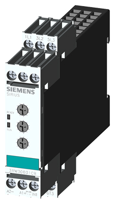 Arrancador suave SIRIUS 22,5 mm 3 A, 1,1 kW/400 V, 40 °C AC 200-400 V, AC/DC 24-230 V bornes de tornillo