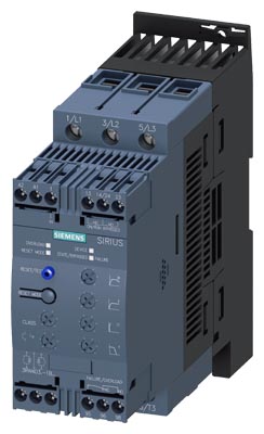 Arrancador suave SIRIUS S2 72 A, 37 kW/400 V, 40 °C AC 200-480 V, AC/DC 24 V bornes de tornillo