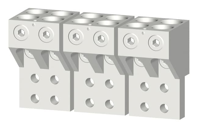 Accesorio para VT1000, VT1600 borne de alimentación múltiple 4x 150-300 mm2 para Cu/Al para 4 cables por borne 1 juego=3 unidades