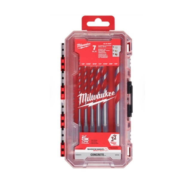 Juego Brocas De Carburo Concreto 7pzs 48-20-9057 Milwaukee