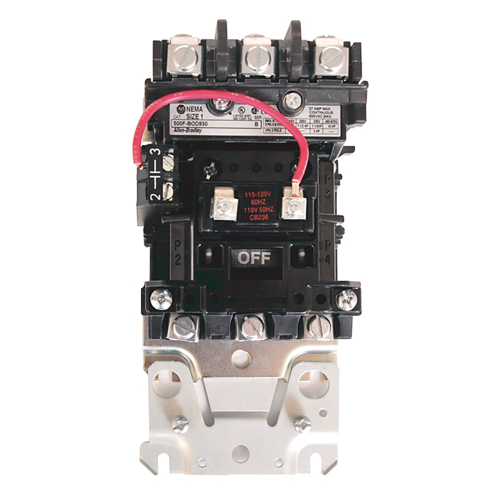CONTACTOR NEMA SIZE 3 90A COIL 480V 60HZ ALLEN BRADLEY