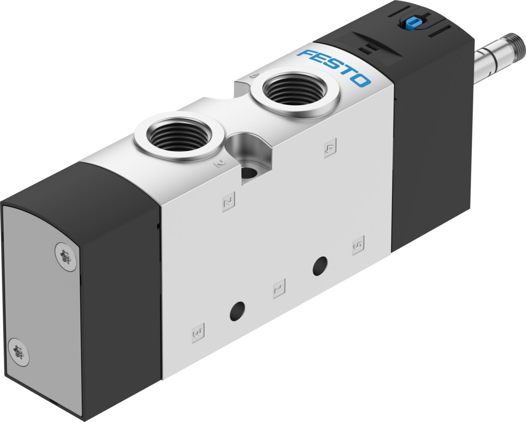 ELECTROVALVULA VUVS-L30-M52-MD-G38-F8 MONOESTABLE 5/2 VIAS G3/8 FESTO