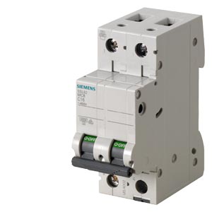 Breaker Siemens 5SL6 2P 6A 400Vac
