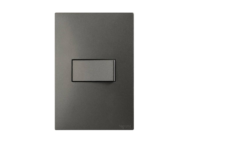 Interruptor Sencillo, 10A 127/250 Vac. Clickme Olivo