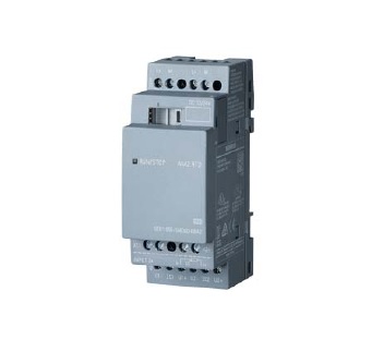 Módulo de expansión digital Siemens LOGO! DM16 24 (6ED1055-1MD00-0BA2). 8 entradas digitales (24V DC) y 8 salidas digitales (Relé). Alimentación 24V DC. Diseñado para ampliar las capacidades de los módulos lógicos LOGO! 8.