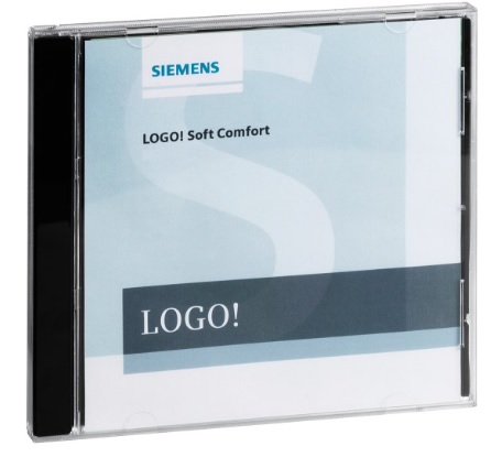 Software Siemens LOGO! Soft Comfort V8.0, 6ED1058-0BA01-0YA0. Licencia individual de programación y simulación para módulos LOGO! 8 y anteriores. Entornos Windows, Mac y Linux.