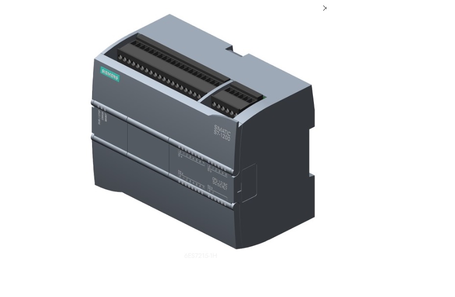 SIMATIC S7-1200, CPU 1215C, CPU compacta DC/DC/relé, 2 puertos PROFINET, E/S INTEGRADAS: 14 DI 24 V DC; 10 DO, relé 2 A, 2 AI 0-10V DC, 2 AO 0-20 mA DC, alimentación: DC 20,4-28,8V DC, Memoria de programas/datos 100 KB