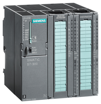 SIMATIC S7-300, CPU 313C, CPU compacta con MPI, 24 DI/16 DO, 4 AI, 2 AO, 1 Pt100, 3 contadores rápidos (30 kHz), alimentación de DC 24V integrada, memoria de trabajo de 128 Kbytes, conector frontal (2x 40 polos) y Se necesita Micro Memory Card
