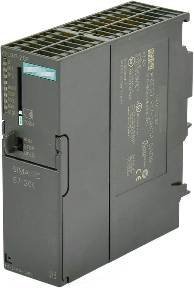 SIMATIC S7-300, CPU 317-2 DP, Módulo central con memoria de trabajo de 1 MB, 1.ª interfaz MPI/DP 12 Mbits/s, 2.ª interfaz maestro/esclavo DP