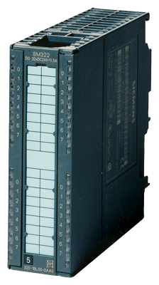 SIMATIC S7-300, módulo de salidas digitales SM 322, aislado galvánicamente 16 DO, contactos de relé, 1x 20 polos