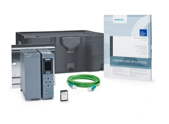 Kit de inicio SIMATIC S7-1500 con CPU 1511-1 PN, E/S digitales, fuente PM1507, riel, tarjeta de memoria y accesorios. (Ref: 6ES7511-1AK00-4YB5)