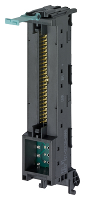 Front connector module with 1x50 pole IDC connector for analog 40 pole I/O modules of the S7-1500 Potential supply over Infeed element