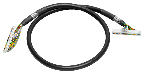 Connecting cable shielded for SIMATIC S7-1500 between front connector module and Connection module 50x0.14 mm2 with IDC connectors, L = 5.0 m