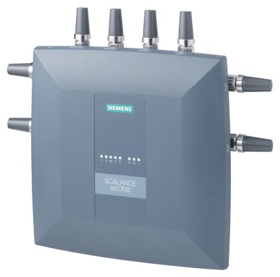 El kit de montaje para la instalación en barra de montaje SCALANCE W1780 solo se puede utilizar en combinación con SCALANCE W1788/W1788EEC/ W1748