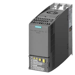 SINAMICS G120C potencia nominal: 2,2 kW con sobrecarga del 150% durante 3 s 3AC380-480V+10/-20% 47-63Hz sin filtrar Interfaz E/S: 6 DI, 2 DO, 1 AI, 1 AO Safe-Torque-Off integrada Bus de campo integrado: USS/MODBUS RTU Grado de protección IP20/UL Open Typ