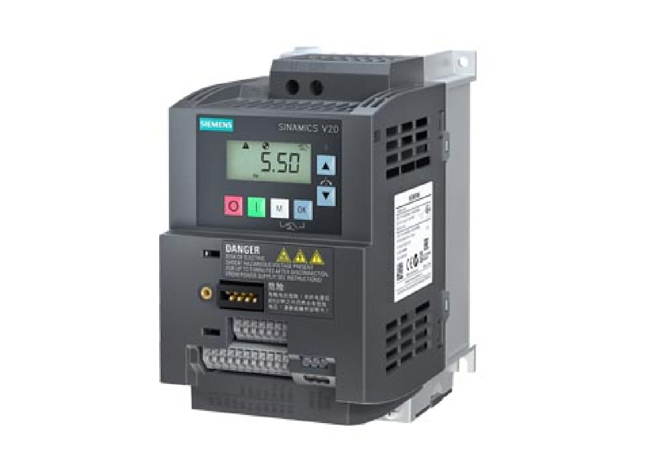 Variador de frecuencia SINAMICS V20, 2hp,7.8A, 240Vac,Frame:FSAC