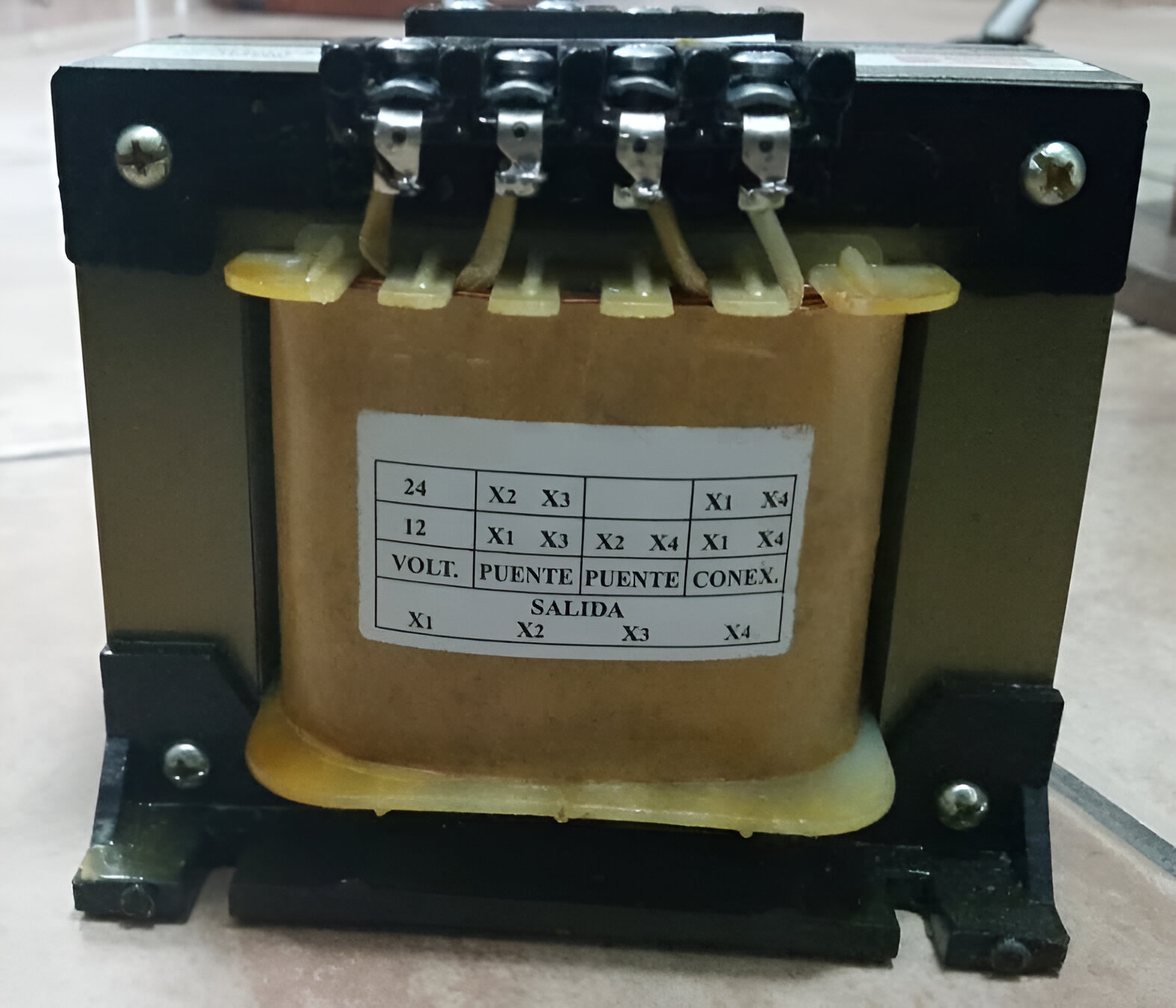 TRANSFORMADOR MONOFASICO 200VA 480-240/ 240-120 ANTECA