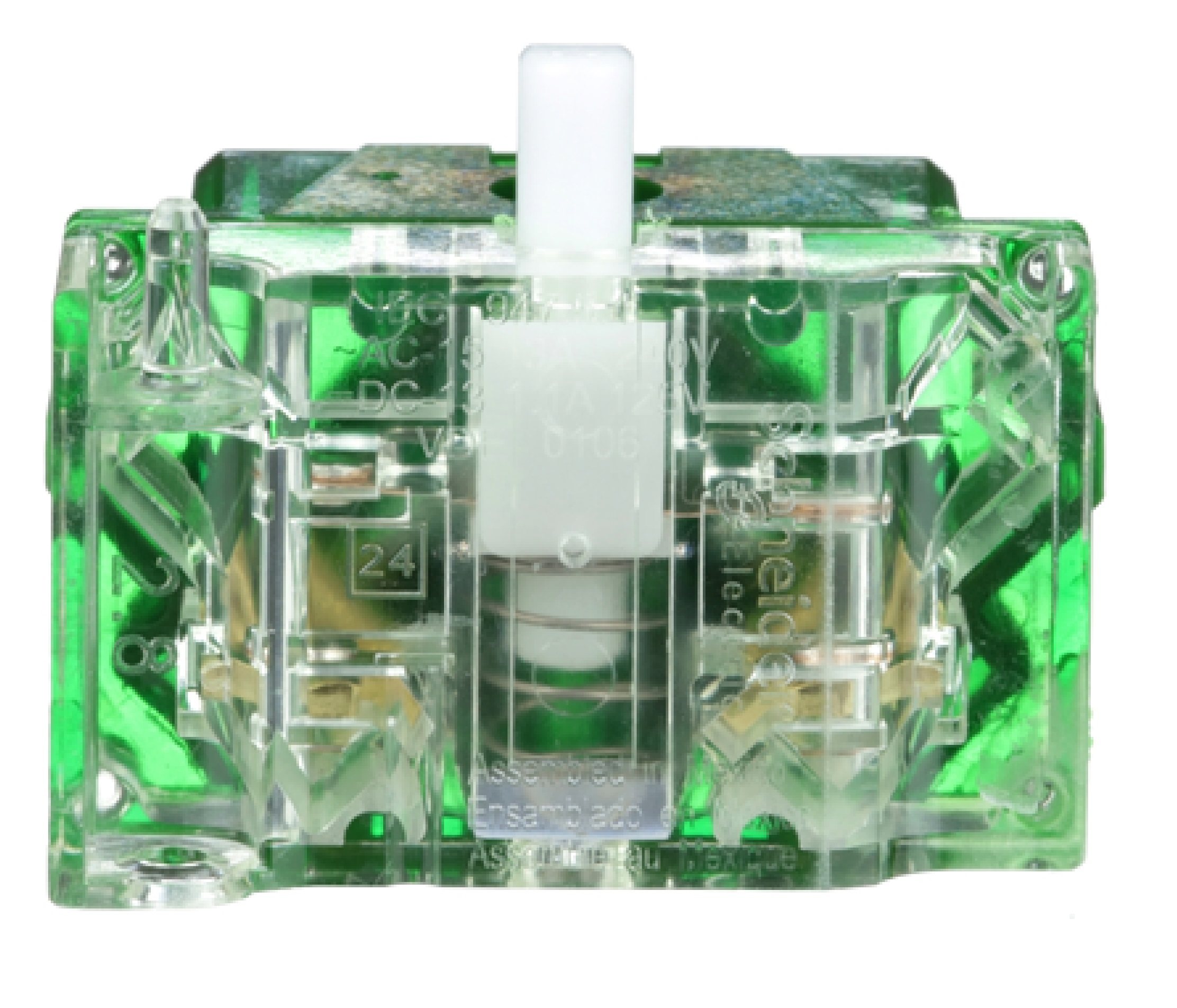 Bloque de contacto para botón de control Ø 30mm. 1 NA. terminales protegidos