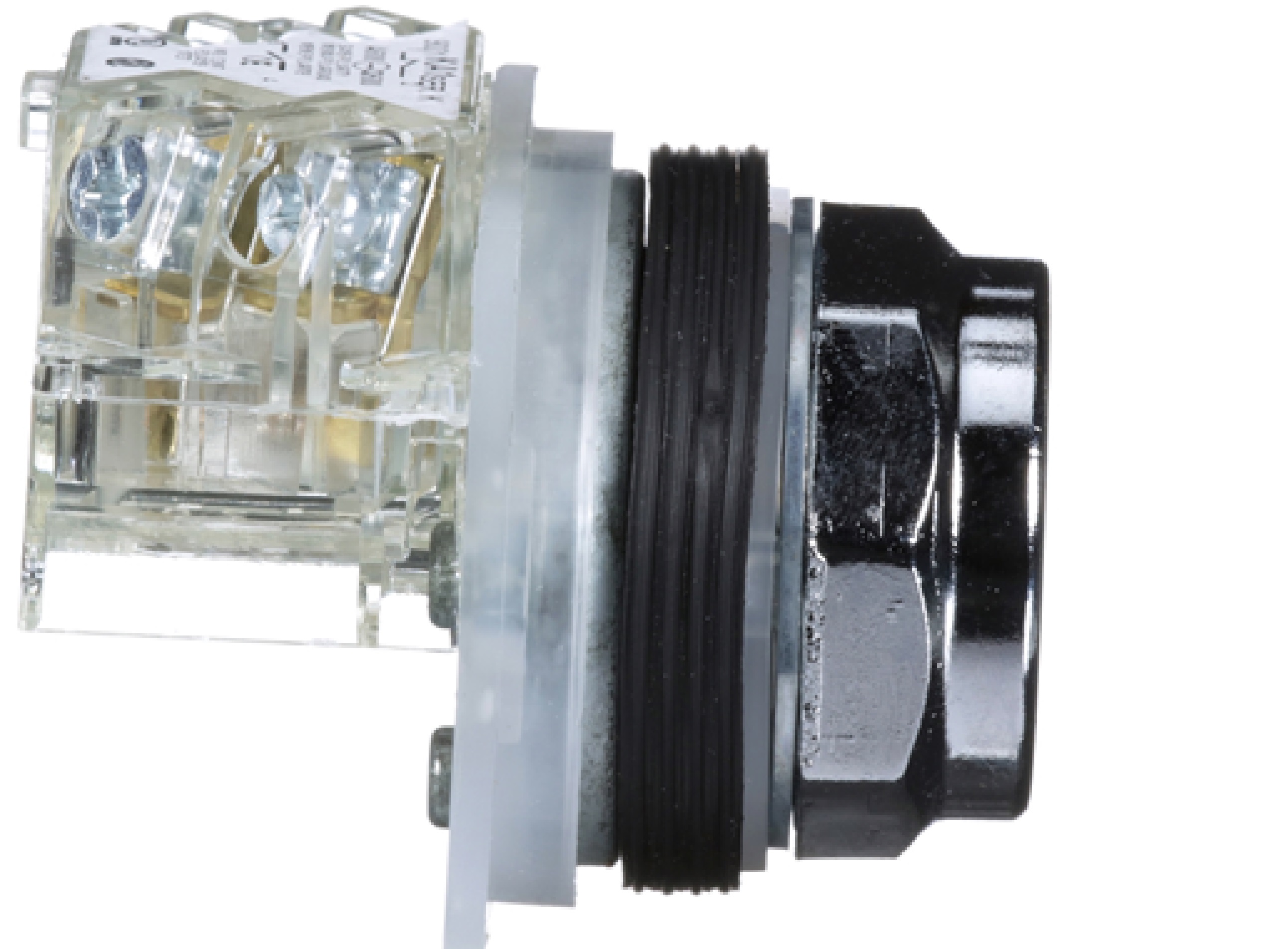 Pulsador rojo Ø 30mm. retorNA de resorte empotrado. 1 CA