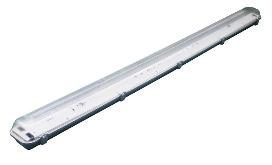 Base para luminaria hermética Philips para dos tubos tipo T8 LED, marca PHLILIPS.