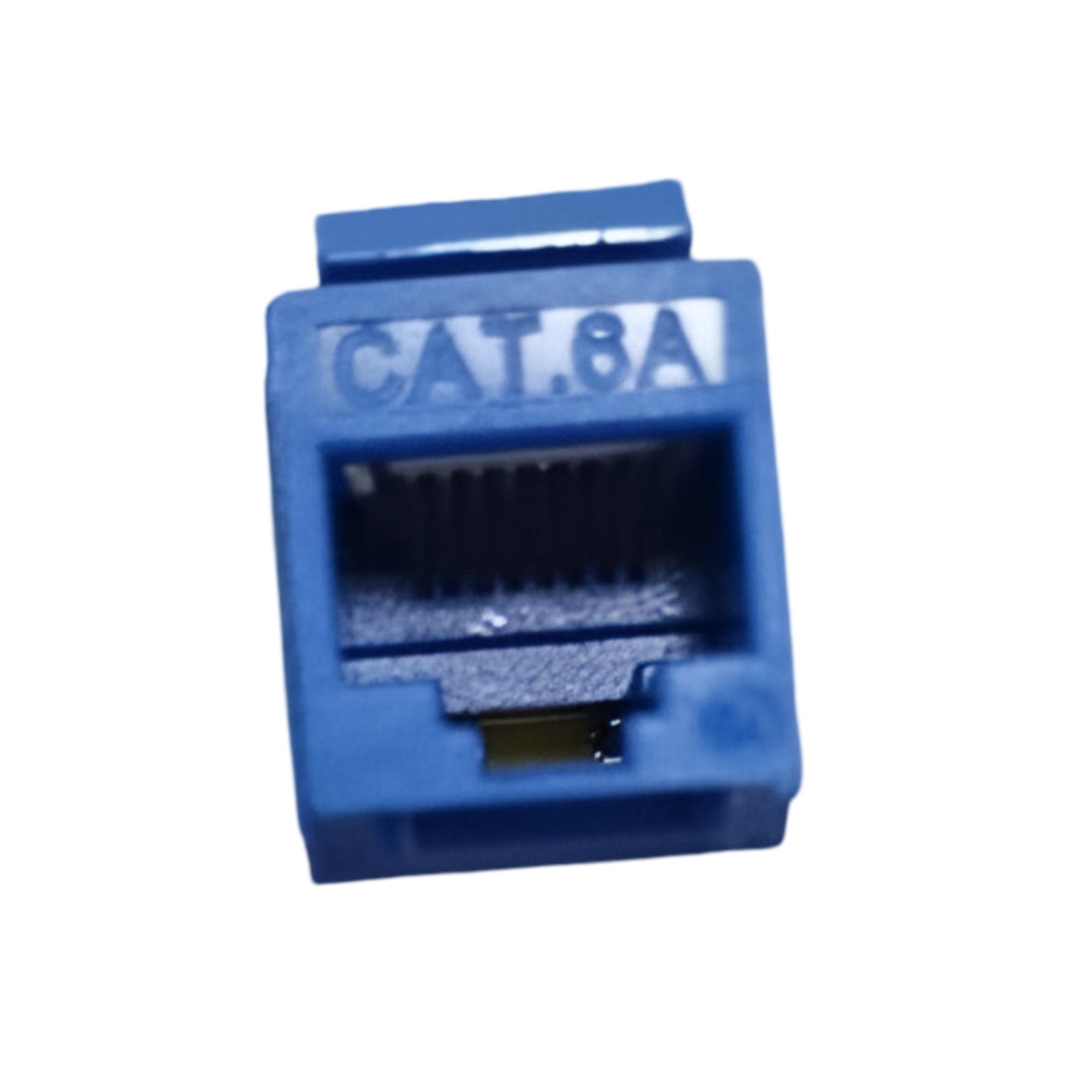 Jack CAT 6A, Rj45 568ab Azul 10G Certif