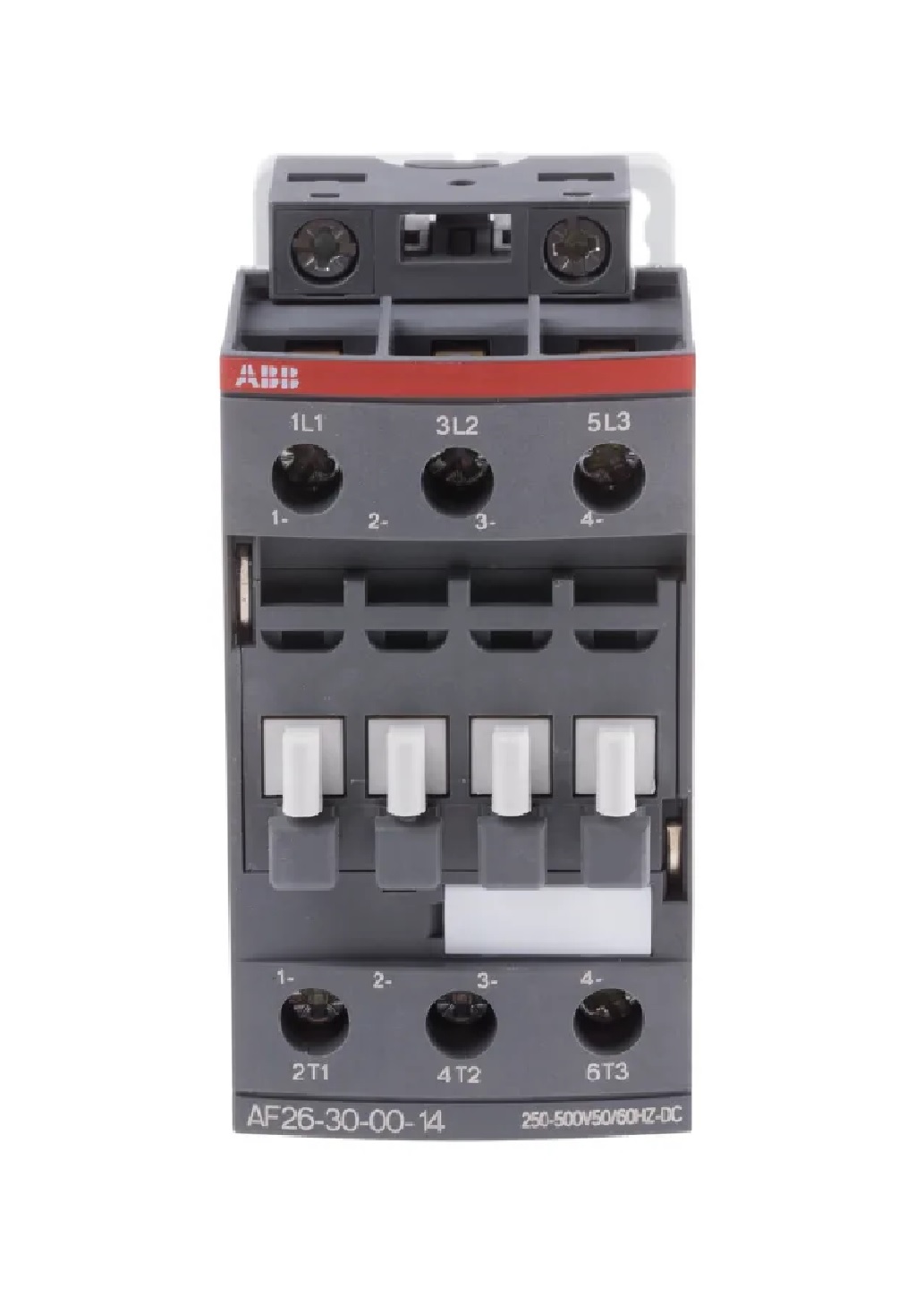 Contactor Marca ABB, 3P, AC3-26A, 690V, Bobina de rengo 100-250Vac/dc