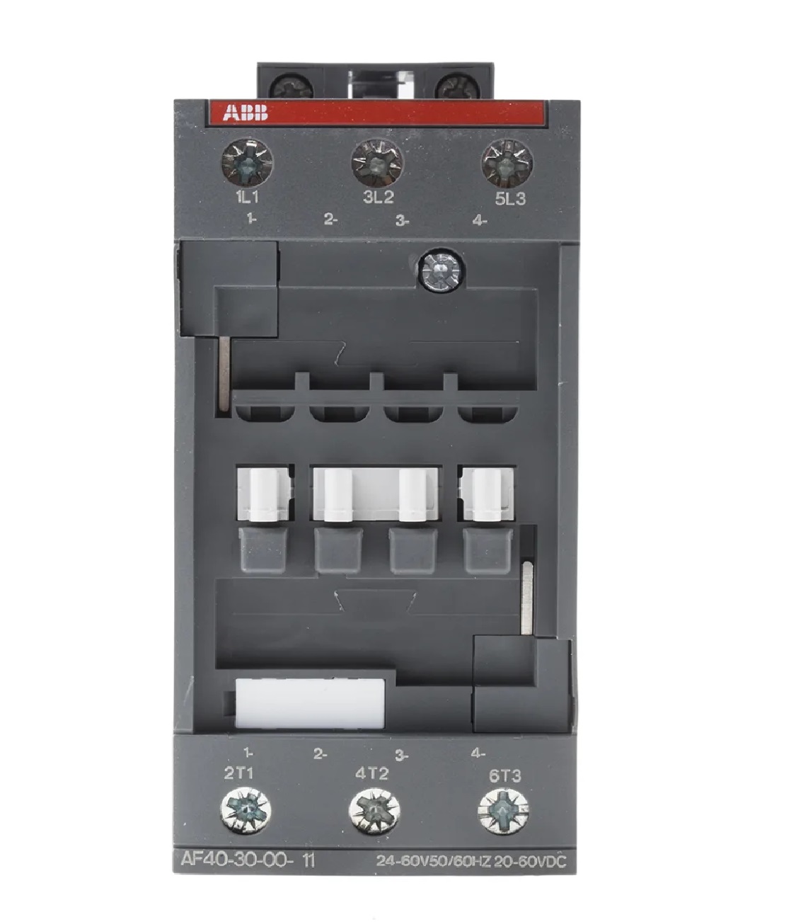 Contactor Marca ABB, 3P, AC3-40A, 690V, Bobina de rengo 100-250Vac/dc