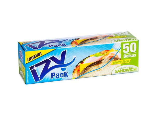 Bolsa hermética doble cierre de 16.5X15.2Cm cantidad 50 unidades