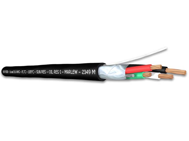 CABLE INST COND CU TRENZ B PANTALLA TOTAL FOIL ALUM, PVC PVC 300V 105ºC 16 PAR X 16AWG C/DRENAJE