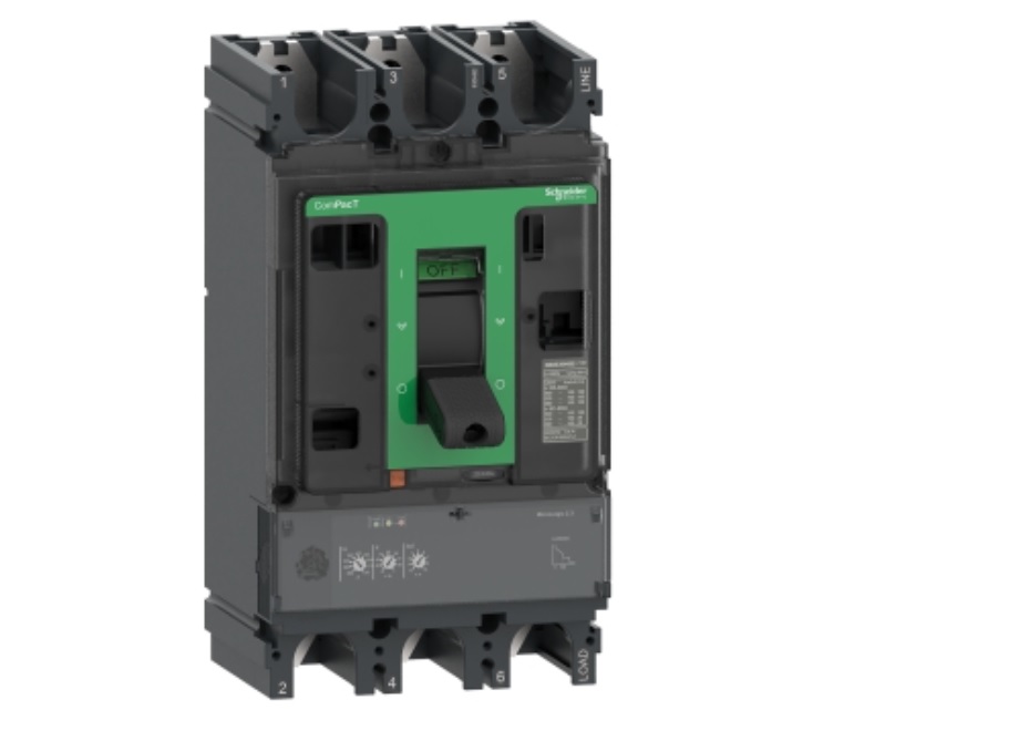 Breaker ComPact NSX400H, 3P, 400A, Ir 160....400, 220V-600V. SCHNEIDER.