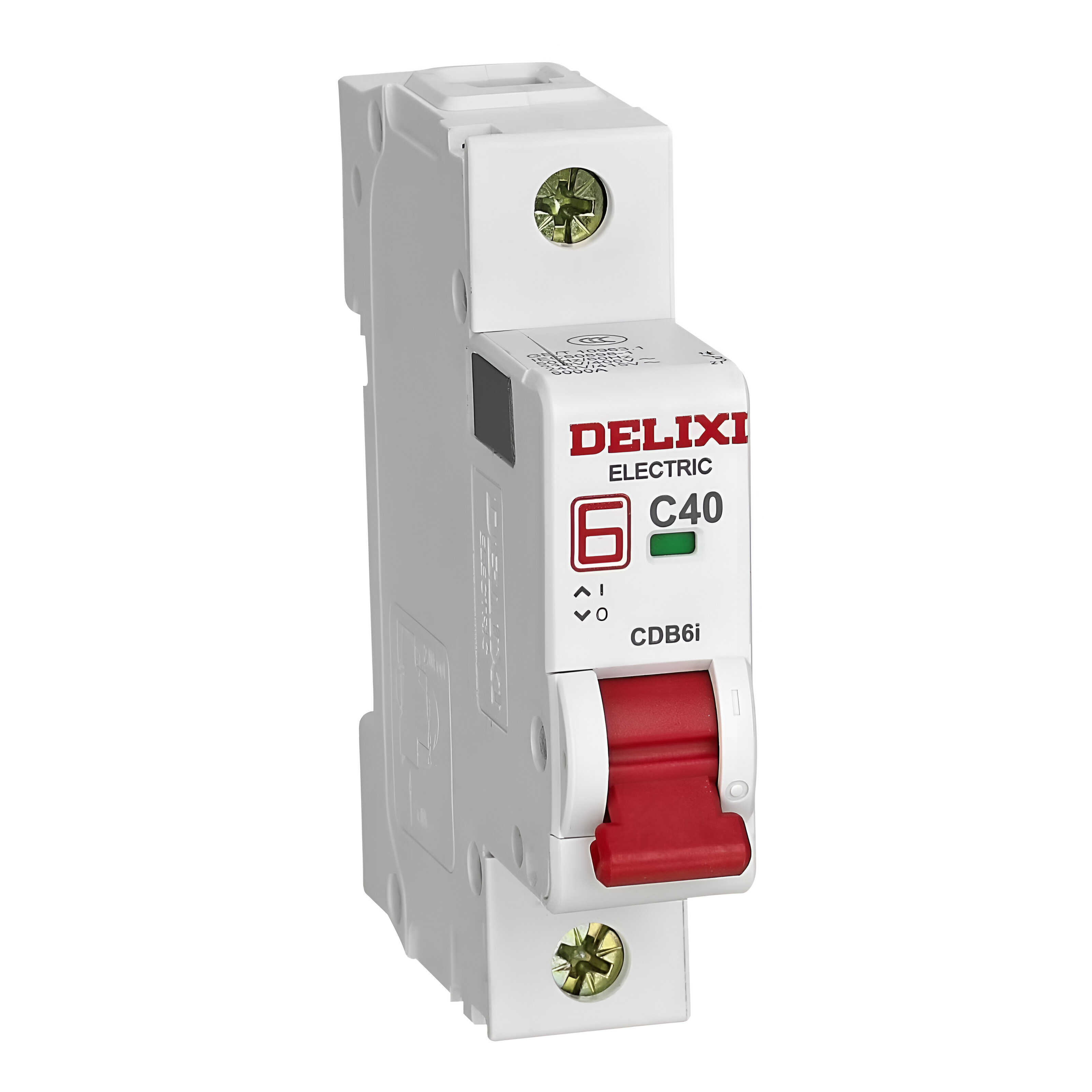 BREAKER TERMOMAGNETICO SERIE CDB6I 1P 40A CURVA C DELIXI