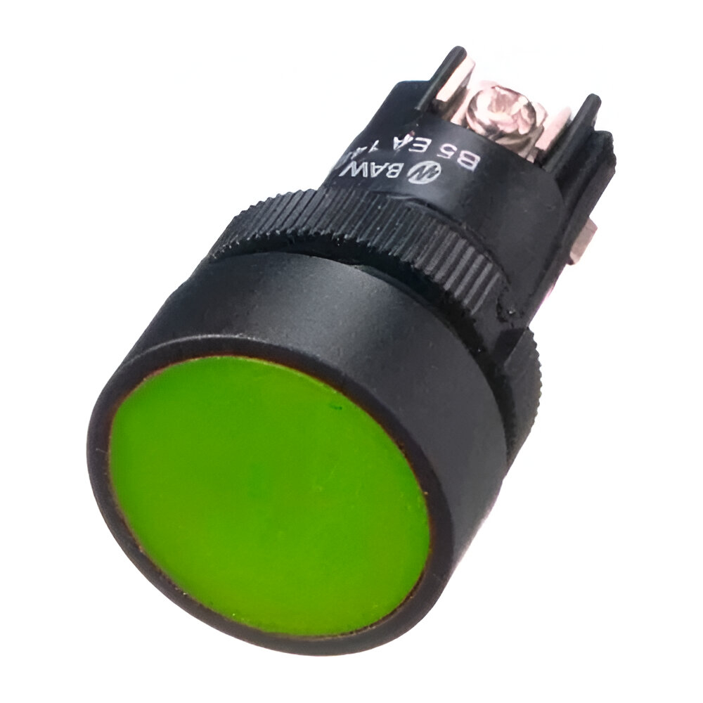 INTERRUPTOR DE BOTON VERDE 1 NC+1 NO ANDELI