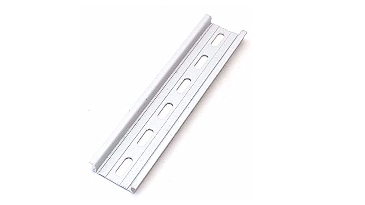 Riel din simétrico 35mm Aluminio perforado