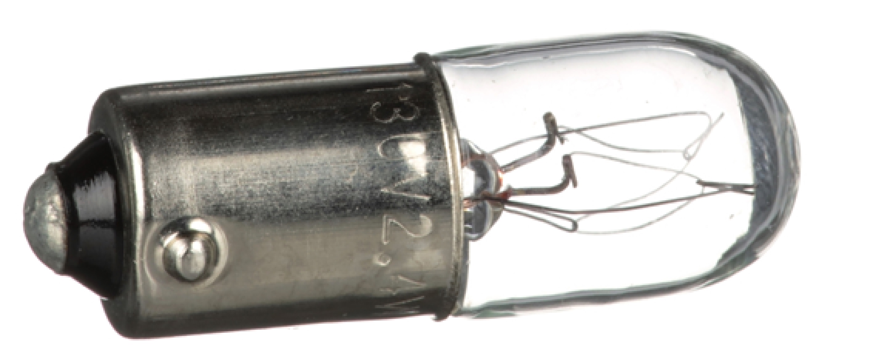 Bombilla incandescente transparente para señalización - BA 9s- 120-130V 2.4W