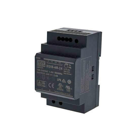 Fuente de alimentación Entrada:85 a 264, VAC Salida: 24VDC/60W