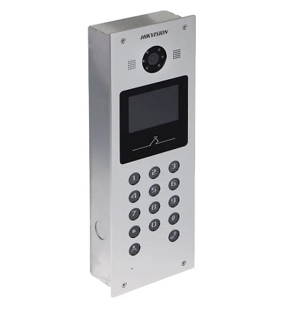 Video portero con pantalla para intemperie con autenticación