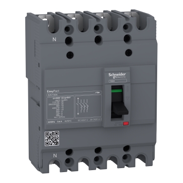 Interruptor termomagnético Easypact EZC 4P 80A TMD