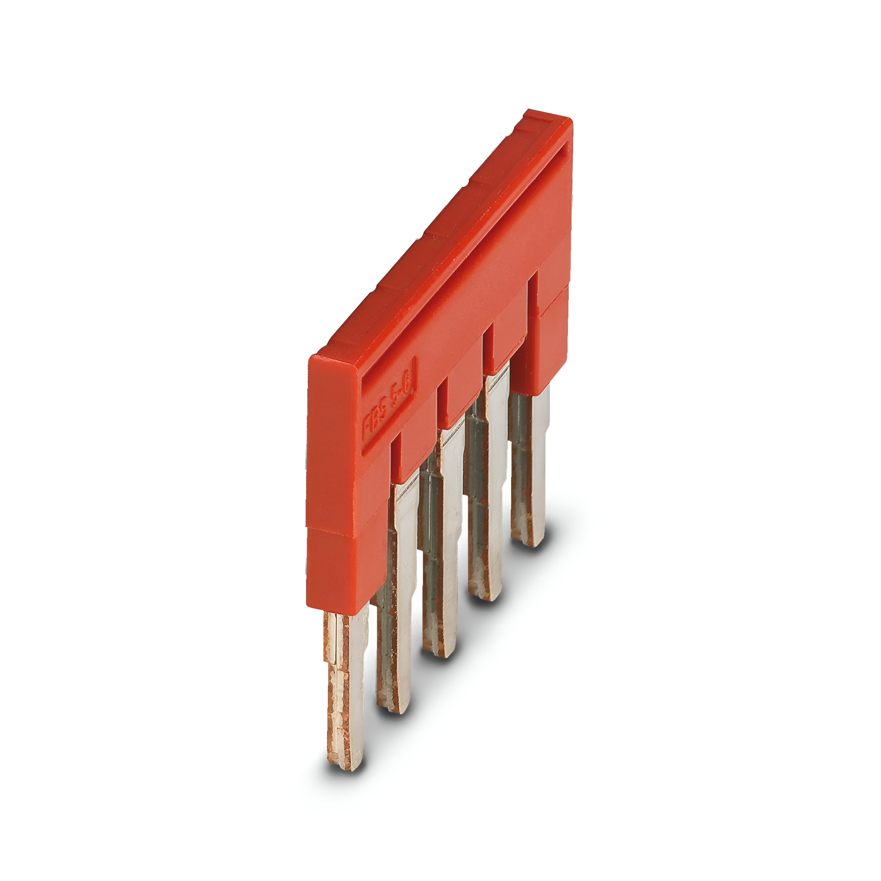 Puente enchufable, paso: 6,2 mm, número de polos: 5, color: rojo PHOENIX CONTACT