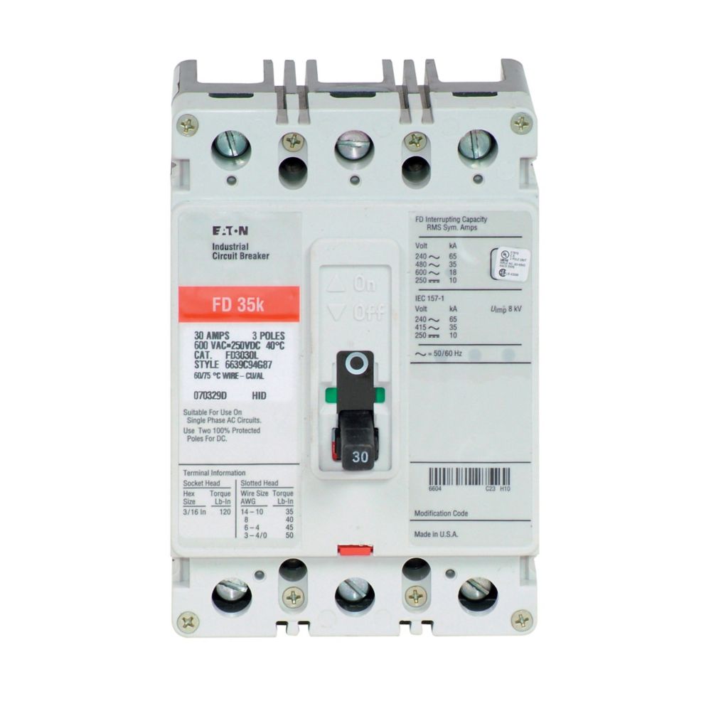 Breaker 3P Serie C 30A Eaton