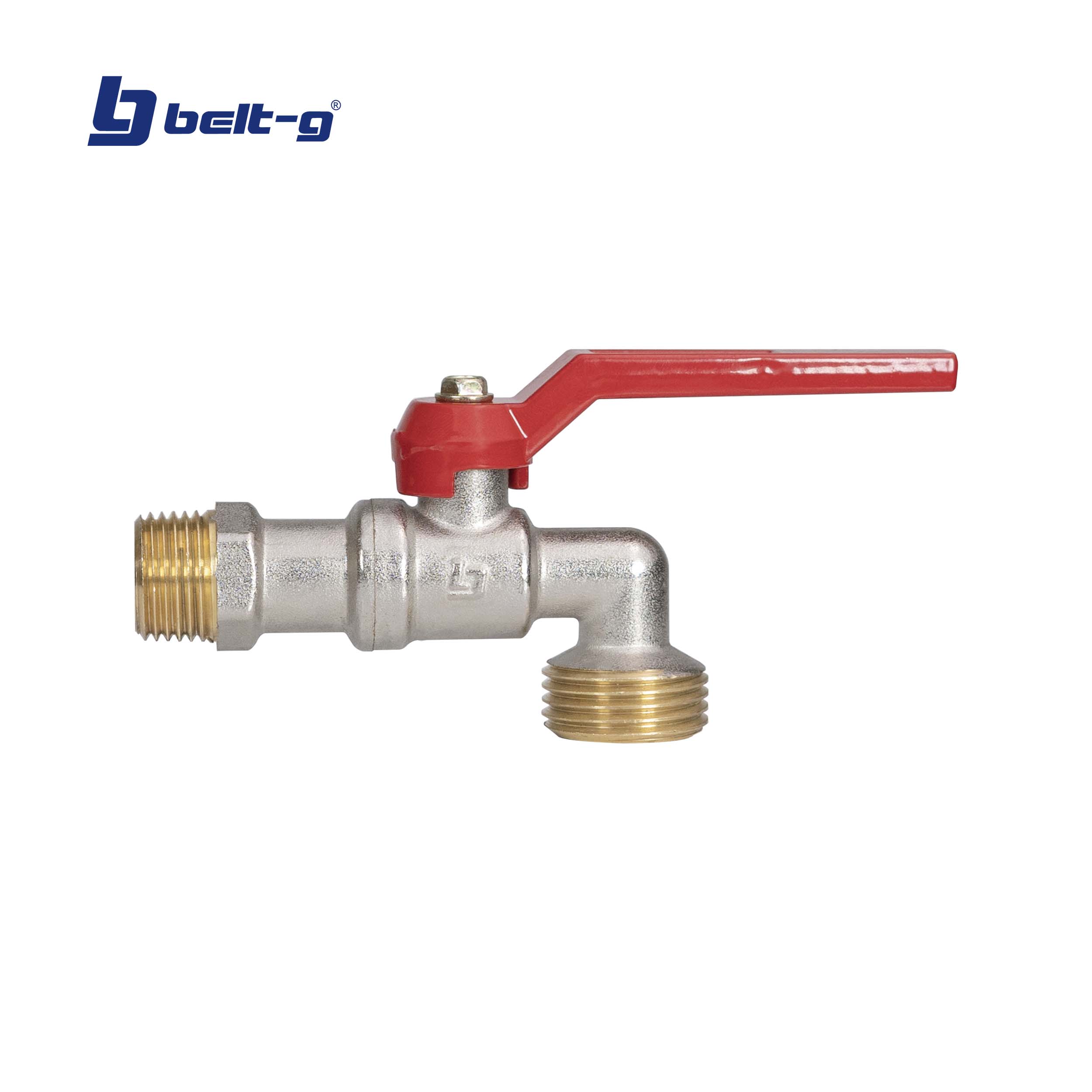 Llave para manguera de bola pesada de lujo cromada Belt-g