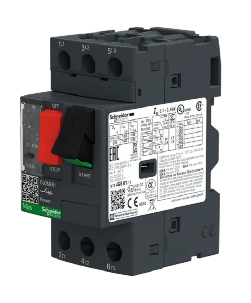 Guardamotor Tesys Deca 3P 0.1...0.16A 690Vac